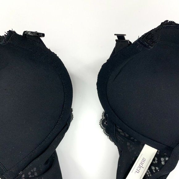 Auden Bra The Radiant Push Up Black Racerback Plunge Coverage NWT - Picture 11 of 11